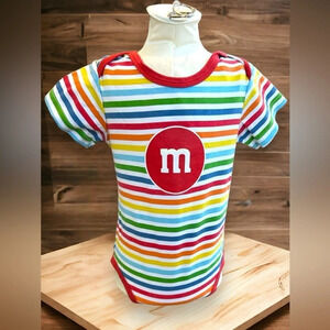M&M 24 month baby bodysuit onesie